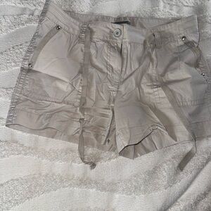 Ann Taylor Tan Cargo Shorts Relaxed Fit